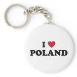 I Love Poland keychains