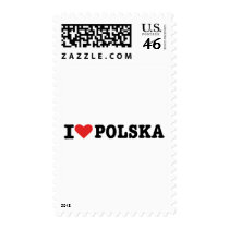 I love Poland postage