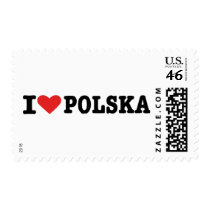 I love Poland postage