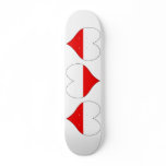 I Love Poland Skate Board Deck