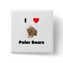 I love polar bears Button