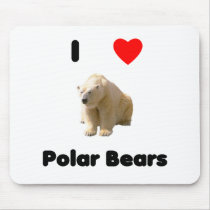 I love polar bears Mousepad by towalj I love polar bears Mousepad