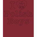I love polish boys t-shirts
