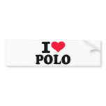 I love Polo Bumper Sticker