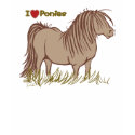 I Love Ponies t-shirts
