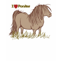 I Love Ponies t-shirts by PaintingPony I Love Ponies t-shirts