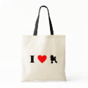 I Love Poodles Bag by MenagerieMayhem I Love Poodles Bag