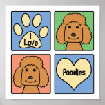 I Love Poodles posters