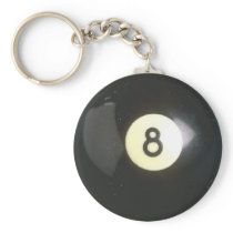 I Love Pool Keychains