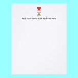 I Love Pope Francis letterhead