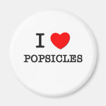 I Love Popsicles Fridge Magnets