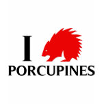 I Love Porcupines Tee Shirts