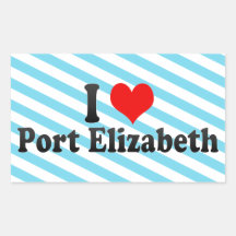 I Love Port Elizabeth, South Africa Sticker