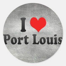 I Love Port Louis, Mauritius Sticker