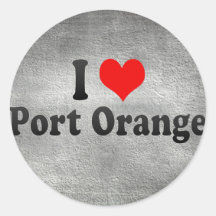 I Love Port Orange, United States Sticker