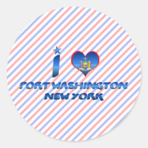I love Port Washington, New York Sticker