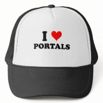 I Love Portals Trucker Hat