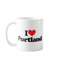 I Love Portland mugs by visualnewbie I Love Portland mugs