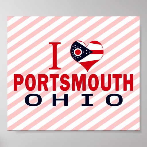 I love Portsmouth, Ohio Poster