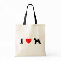 I Love Portuguese Water Dogs Bag