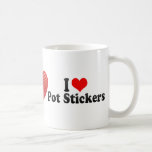 I Love Pot Stickers Coffee Mugs