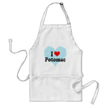 I Love Potomac, United States Aprons