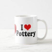 I Love Pottery Mugs