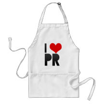 I Love PR Apron