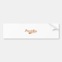 I Love Presidio Texas Bumper Sticker