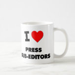 I Love Press Sub-Editors Mugs