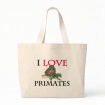 I Love Primates bags
