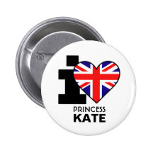 I Love Princess Kate Button