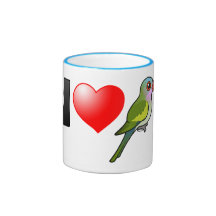 I Love Princess Parrots Coffee Mug