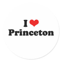 I Love Princeton Tshirt stickers by loveshirts I Love Princeton Tshirt stickers