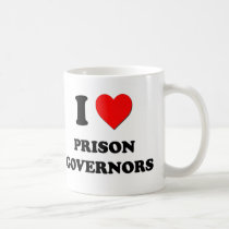 I Love Prison Governors Mugs
