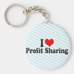 I Love Profit Sharing Key Chains