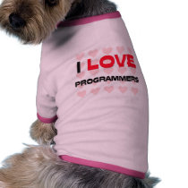 I LOVE PROGRAMMERS pet clothing