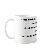 I love programming coffee mug