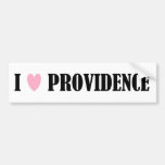 I LOVE PROVIDENCE BUMPER STICKER