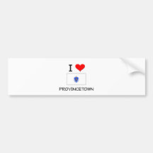 I Love Provincetown Massachusetts Bumper Stickers