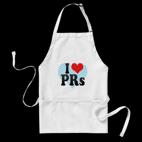 I Love PRs Aprons