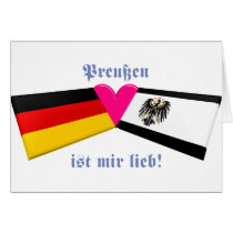 I Love Prussia / Preussen ist mir lieb Greeting Card