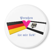 I Love Prussia / Preussen ist mir lieb Fridge Magnets
