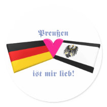 I Love Prussia / Preussen ist mir lieb Stickers