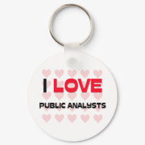 I LOVE PUBLIC ANALYSTS keychains by professions I LOVE PUBLIC ANALYSTS keychains