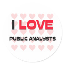 I LOVE PUBLIC ANALYSTS stickers