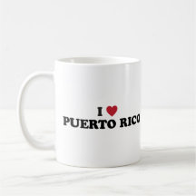 I Love Puerto Rico Coffee Mug