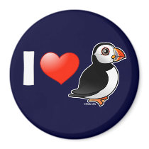 I Love Puffins Refrigerator Magnets