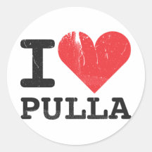 I Love Pulla Sticker