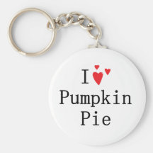 I love Pumpkin Pie Keychain
